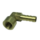 Max Brass 90 Degree Female Thread Hose Pipe Fitting, 1/4'' Connector DN8x8mm