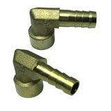 Max Brass 90 Degree Female Thread Hose Pipe Fitting, 1/4'' Connector DN8x8mm