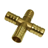Max Brass Metal Pipe Coupler Adapter Male Thread Cross Connector 14mm