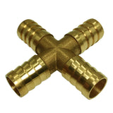 Max Brass Metal Pipe Coupler Adapter Male Thread Cross Connector 14mm
