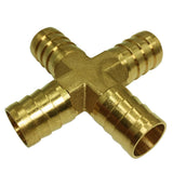 Max Brass Metal Pipe Coupler Adapter Male Thread Cross Connector 19mm