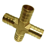 Max Brass Metal Pipe Coupler Adapter Male Thread Cross Connector 19mm