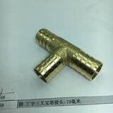 Max Brass Thread T Shaped Equal Tee Connectors Adapters 19mm