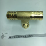 Max Brass Thread T Shaped Equal Tee Connectors Adapters 19mm