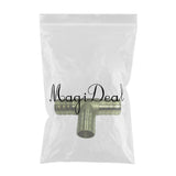 Max Brass Thread T Shaped Equal Tee Connectors Adapters 19mm
