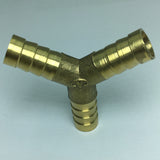 Max Brass Male Thread Y Shaped Equal Tee Connectors Adapters  12mm