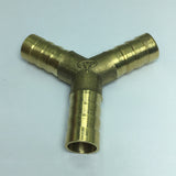 Max Brass Male Thread Y Shaped Equal Tee Connectors Adapters  12mm