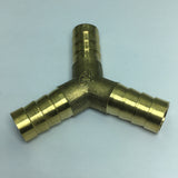 Max Brass Male Thread Y Shaped Equal Tee Connectors Adapters  12mm