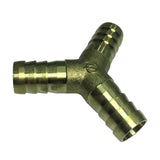 Max Brass Male Thread Y Shaped Equal Tee Connectors Adapters  14mm