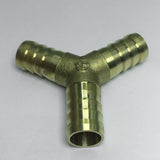 Max Brass Male Thread Y Shaped Equal Tee Connectors Adapters  14mm