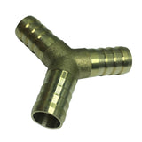 Max Brass Male Thread Y Shaped Equal Tee Connectors Adapters  14mm