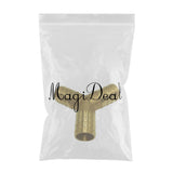 Max Brass Male Thread Y Shaped Equal Tee Connectors Adapters  19mm