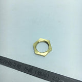Max Solid Brass Hex and Round Nut Faucet Fastening Screw Ring Nut 12.5mm