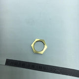 Max Solid Brass Hex and Round Nut Faucet Fastening Screw Ring Nut 12.5mm