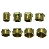 Max Male Thread Pipe Connector Plug Brass Hose Fitting Male Pipe Repair 9.5mm