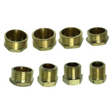 Max Male Thread Pipe Connector Plug Brass Hose Fitting Male Pipe Repair 9.5mm
