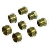 Max Male Thread Pipe Connector Plug Brass Hose Fitting Male Pipe Repair 9.5mm