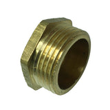 Max Male Thread Pipe Connector Plug Brass Hose Fitting Male Pipe Repair 25.5mm