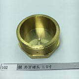 Max Male Thread Pipe Connector Plug Brass Hose Fitting Male Pipe Repair 46mm
