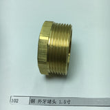 Max Male Thread Pipe Connector Plug Brass Hose Fitting Male Pipe Repair 46mm
