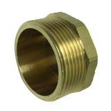 Max Male Thread Pipe Connector Plug Brass Hose Fitting Male Pipe Repair 46mm