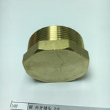 Max Male Thread Pipe Connector Plug Brass Hose Fitting Male Pipe Repair 48mm