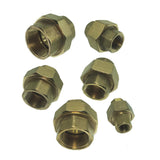 Max Thread Female Hex Union Brass Coupling Fitting  9.5mm