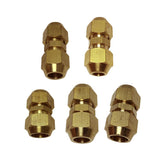 Max Brass Male Adapter Connector Thread Fittings Tube Fitting, Union φ6×φ6mm