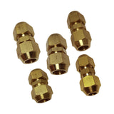 Max Brass Male Adapter Connector Thread Fittings Tube Fitting, Union φ6×φ6mm