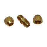 Max Brass Male Adapter Connector Thread Fittings Tube Fitting, Union φ8×φ8mm