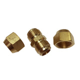 Max Brass Male Adapter Connector Thread Fittings Tube Fitting, Union φ12×φ12mm
