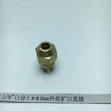 Max Brass 1/8" Male Adapter Connector Thread Fittings Tube with Flaring φ6mm