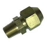 Max Brass 1/8" Male Adapter Connector Thread Fittings Tube with Flaring φ6mm