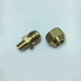 Max Brass 1/8" Male Adapter Connector Thread Fittings Tube with Flaring φ10mm