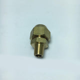 Max Brass 1/8" Male Adapter Connector Thread Fittings Tube with Flaring φ10mm