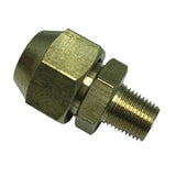 Max Brass 1/8" Male Adapter Connector Thread Fittings Tube with Flaring φ10mm