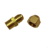 Max Brass 1/4" Male Adapter Connector Thread Fittings Tube with Flaring φ6mm