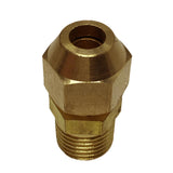 Max Brass 1/4" Male Adapter Connector Thread Fittings Tube with Flaring φ6mm