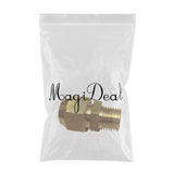 Max Brass 1/4" Male Adapter Connector Thread Fittings Tube with Flaring φ10mm