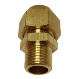 Max Brass 1/4" Male Adapter Connector Thread Fittings Tube with Flaring φ10mm