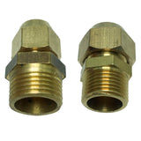 Max Brass 3/8" Male Adapter Connector Thread Fittings Tube with Flaring φ8mm