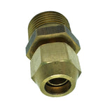 Max Brass 3/8" Male Adapter Connector Thread Fittings Tube with Flaring φ8mm