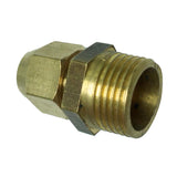 Max Brass 3/8" Male Adapter Connector Thread Fittings Tube with Flaring φ8mm