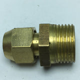 Max Brass 3/8" Male Adapter Connector Thread Fittings Tube with Flaring φ8mm
