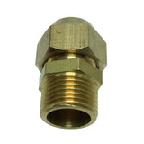 Max Brass 3/8" Male Adapter Connector Thread Fittings Tube with Flaring φ10mm