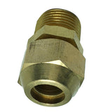 Max Brass 3/8" Male Adapter Connector Thread Fittings Tube with Flaring φ10mm