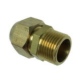 Max Brass 3/8" Male Adapter Connector Thread Fittings Tube with Flaring φ10mm