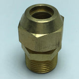 Max Brass 3/8" Male Adapter Connector Thread Fittings Tube with Flaring φ10mm