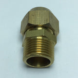 Max Brass 3/8" Male Adapter Connector Thread Fittings Tube with Flaring φ10mm
