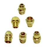 Max Brass 1/2" Male Adapter Connector Thread Fittings Tube Fitting φ6mm